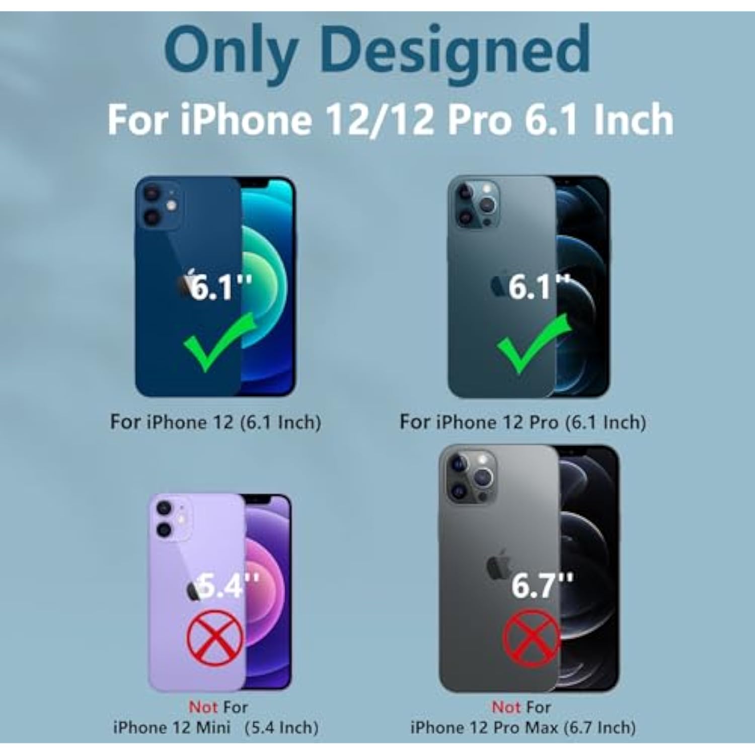 For Iphone 12 Phone Case: Iphone 12 Pro Military Grade Shockproof Protection Mobile Case With Kickstand & Matte Textured Rugged Tpu Shell | Drop Proof Protective Cover Black