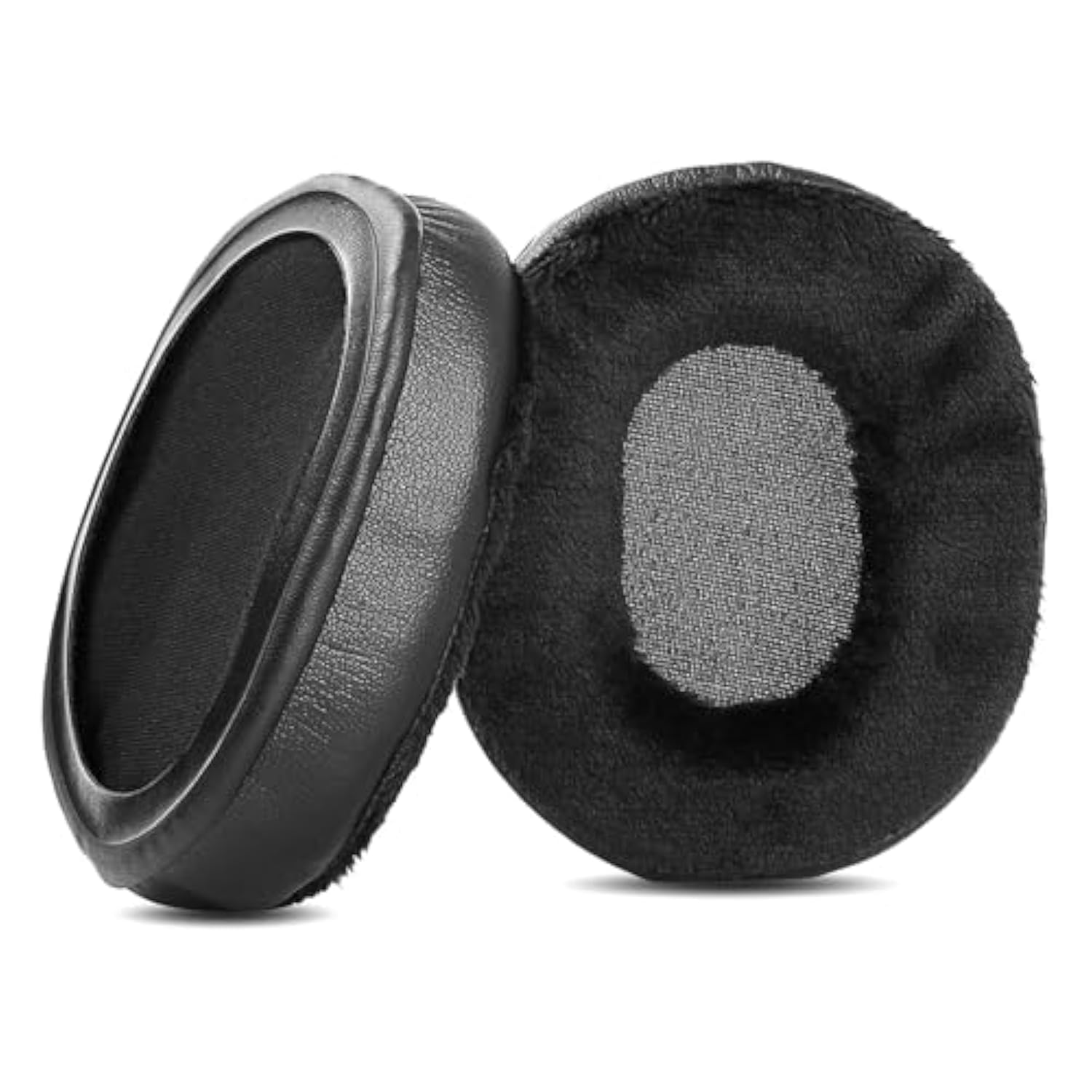 Ear Pads Ear Cushions Memory Foam Replacement Compatible With Roccat Khan Aimo Headphone Hybrid Velour Earpads