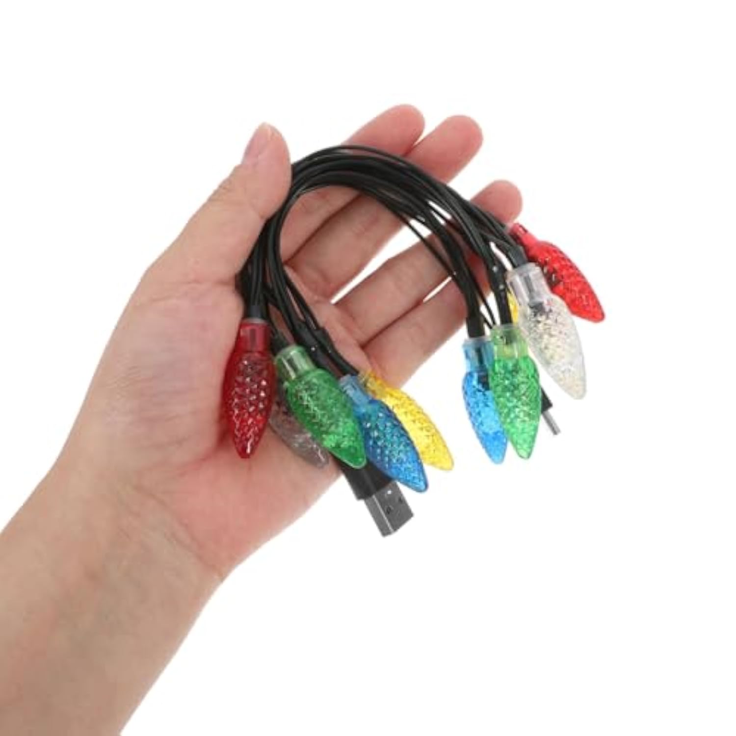 Led Christmas Lights Charging Cable Usb And Bulb Charger Type-C Usb Charging C