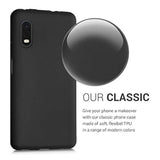Samsung Galaxy Xcover Pro Case Compatible with kwmobile - Soft Slim Protective TPU Silicone Cover in Black Matte