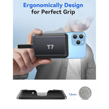 Magnetic Hard Drive Case For Samsung T7 & Touch Ssd With 10Gbps Type-C Cable Compatible With Iphone 17 Pro & Pro Max Magsafe External Solid State Drive Sleeve - Black