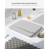 tomtoc Tablet Sleeve Case for 2025 13 Inch iPad Air M3&M2, iPad Pro M4, 12.9-in iPad Pro M2&M1 6th/5th with Magic Keyboard and Smart Keyboard Folio, 12.4-in Galaxy S10+/S9+ with Accessories Pocket