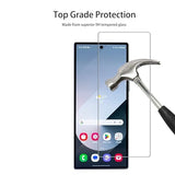 [2+2 Pack Tempered Glass Film For  Galaxy Z Fold 7 Screen Protector 2-Pack with Camera Lens Protector 2-Pack