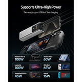 10 Power Bank 10000Mah, 100W Usb C Portable Charger With Smart Display, Pd3.0 Fast Charging External Battery Pack For Iphone 16/15/14/13, Samsung, Macbook, Dell, Steam Deck And More