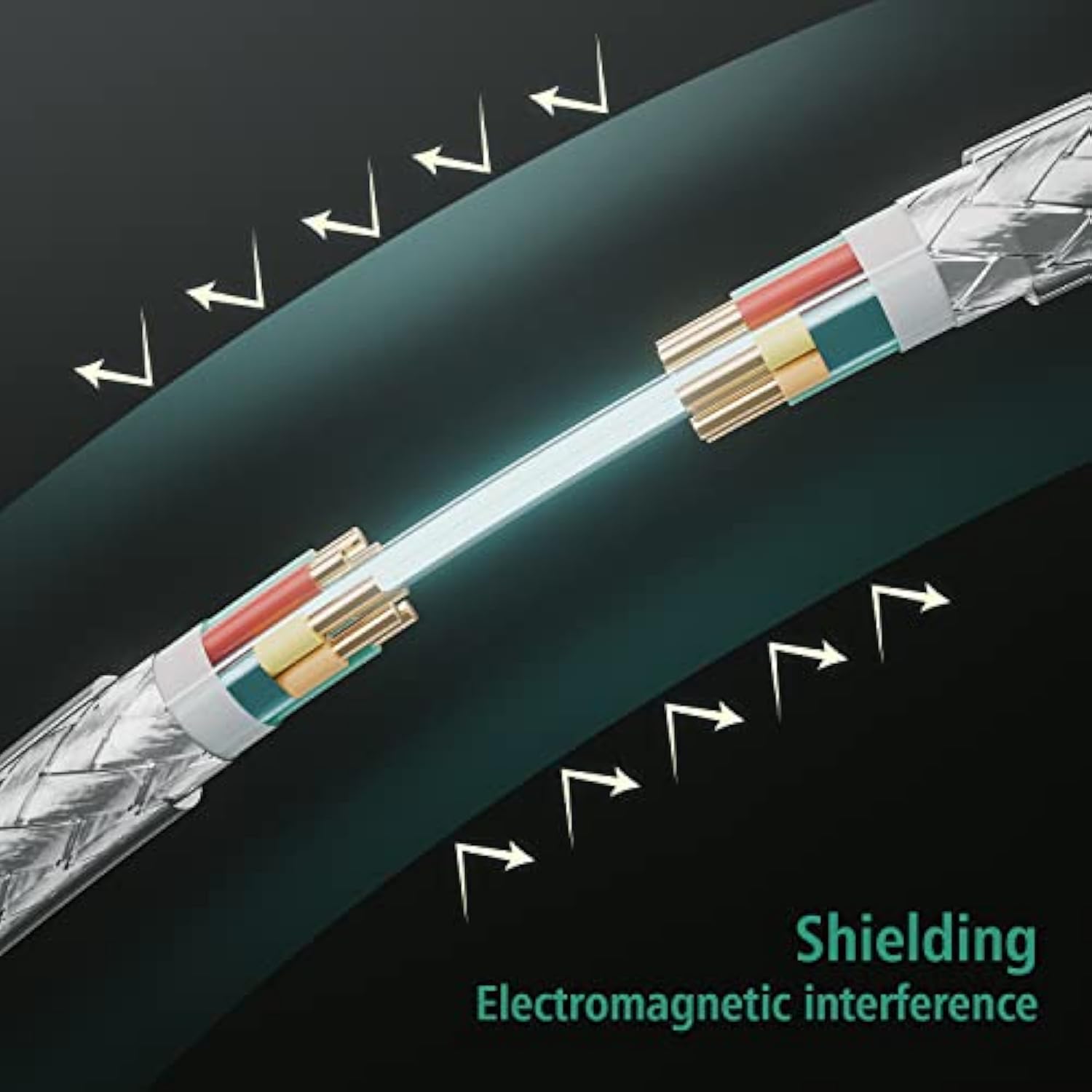 Crystal 8K Hdmi Ultra High Speed Latest 2.1B Certified Fiber Optic Cable 25 Fe