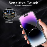3 Pack Screen Protector For Iphone 14 Pro Max+2 Pack Camera Lens Protector, Tempered Glass Film, Ultra Hd 9H Hardness Case Friendly Anti Scratch Bubble Free Ultra Resistant