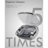 Updated Charging Case For Oura Ring 4 & 3 Charger, Wireless Power Station Fits Official Oura Chargers & Fit All-Sized Rings Gen 4 & 3 1000Mah (Official Charger Not Included)