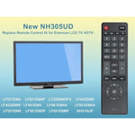 NH305UD Replace Remote Control fit for Emerson LCD TV HDTV LF501EM4 LF501EM4F LC320EM3FA LF402EM6 LF402EM6F LF461EM4 LF461EM4A LF501EM4A LF501EM5 LF501EM5F LF501EM6F