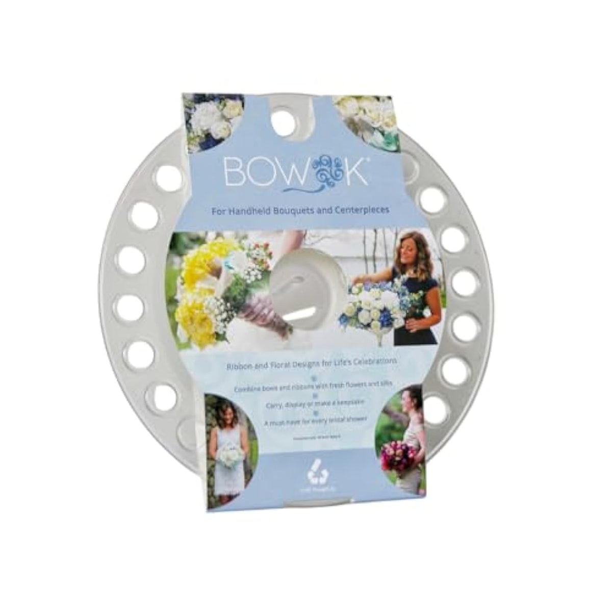 Ribbon Craft & Keepsake Bouquet - Bridal Shower Ribbon Bouquet For Wedding Rehearsal, Bridesmaid & Maid Of Honor Gift, Diy Bridal Shower Tradition & Keepsake Decoration