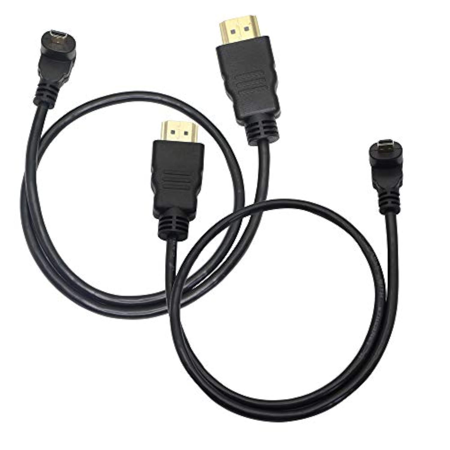 Micro Hdmi To Hdmi Cable Adapter 50Cm 90 Degree Angle Micro Hdmi Male To Hdmi