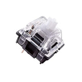 Granvela Pack 65 Gateron KS-8 White Switches for Mechanical Keyboards,3-pin Bl