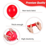 Red Balloon Garland Kit: 105-Piece Latex Arch for Party Decor