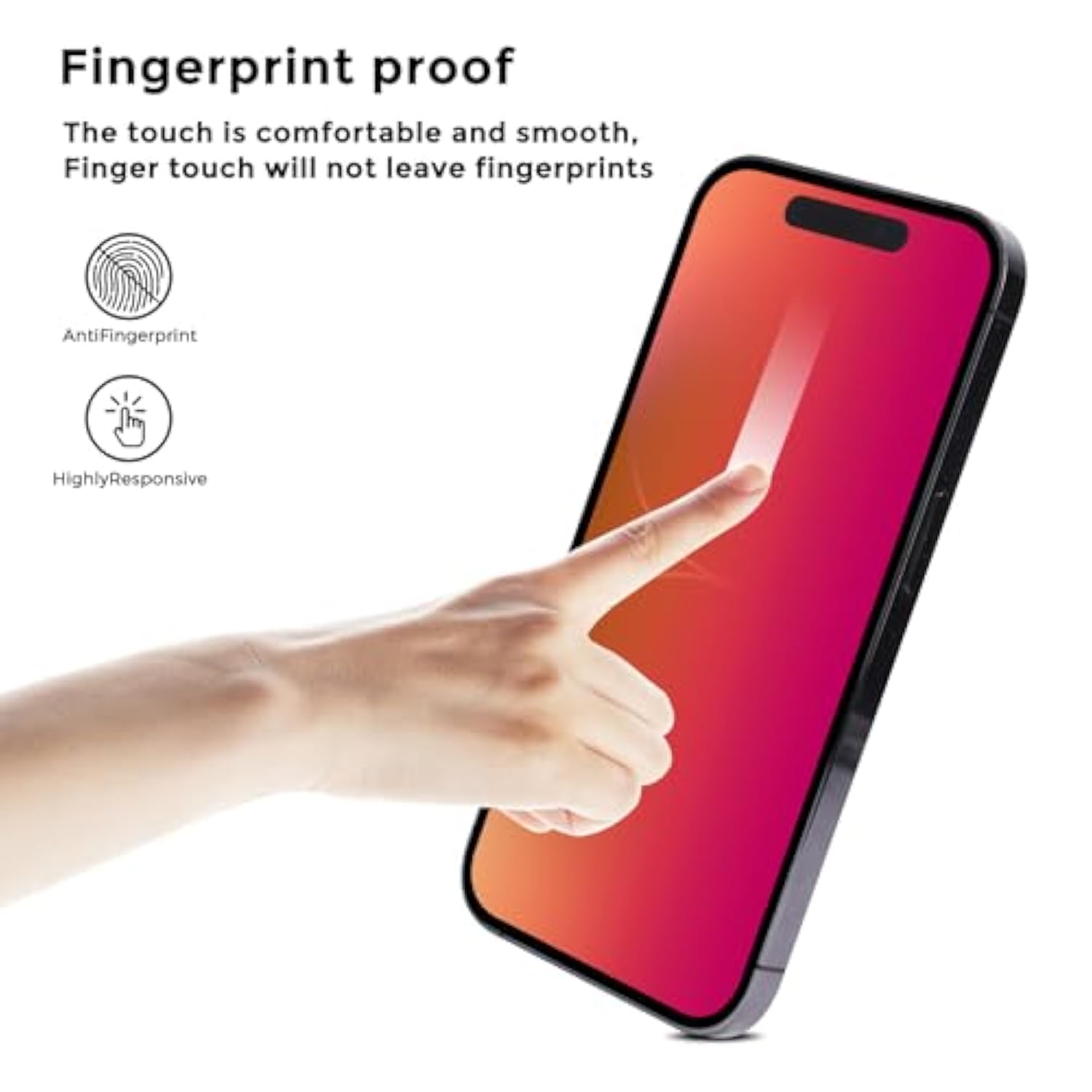 Privacy Screen Protector For Iphone 16 Plus (6.7 Inch)- Flexible Film, Gradient Colorful, Anti-Blue Light, Anti-Glare, Filter Screenultraviolet