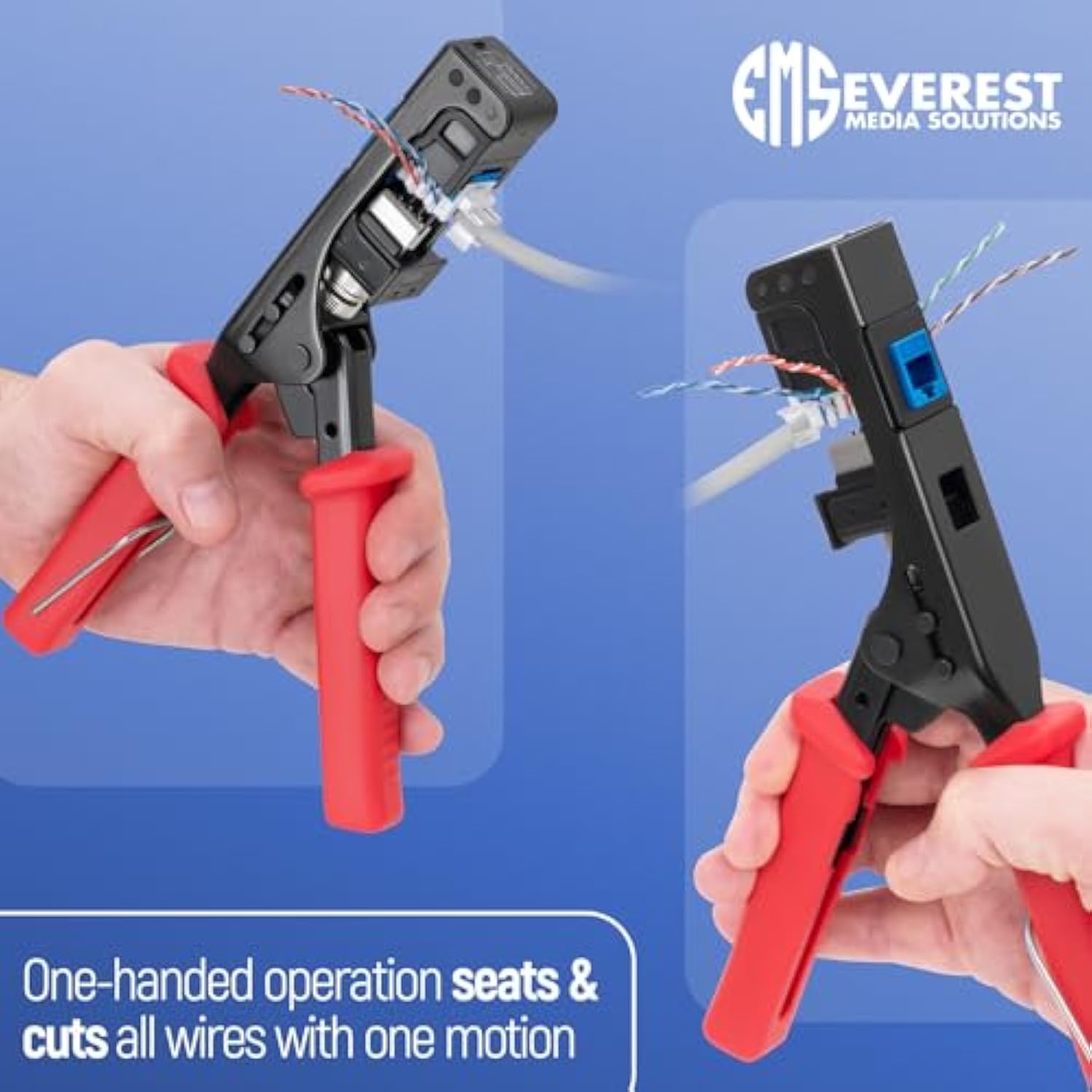 Bundle – 2 Items: 45Term - Speed Termination Tool + 50 Pack Of 45-Degree Angle