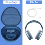 Hard Case Replacement For Apple Airpods Max Over-Ear Headphones (Dark Blue Case)