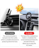 Car Phone Holder for 2014-2019 Toyota Highlander Accessories, 360° Rotation Phone Mount Compatible with MagSafe, Cell Phone Holder Does Not Affect
