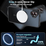 For Samsung Galaxy Xcover 7 Pro Case, Magnetic With Screen Protector, [Military Grade Protection] Matt Shockproof Protective Phone Case For Samsung Galaxy Xcover 7 Pro,Black