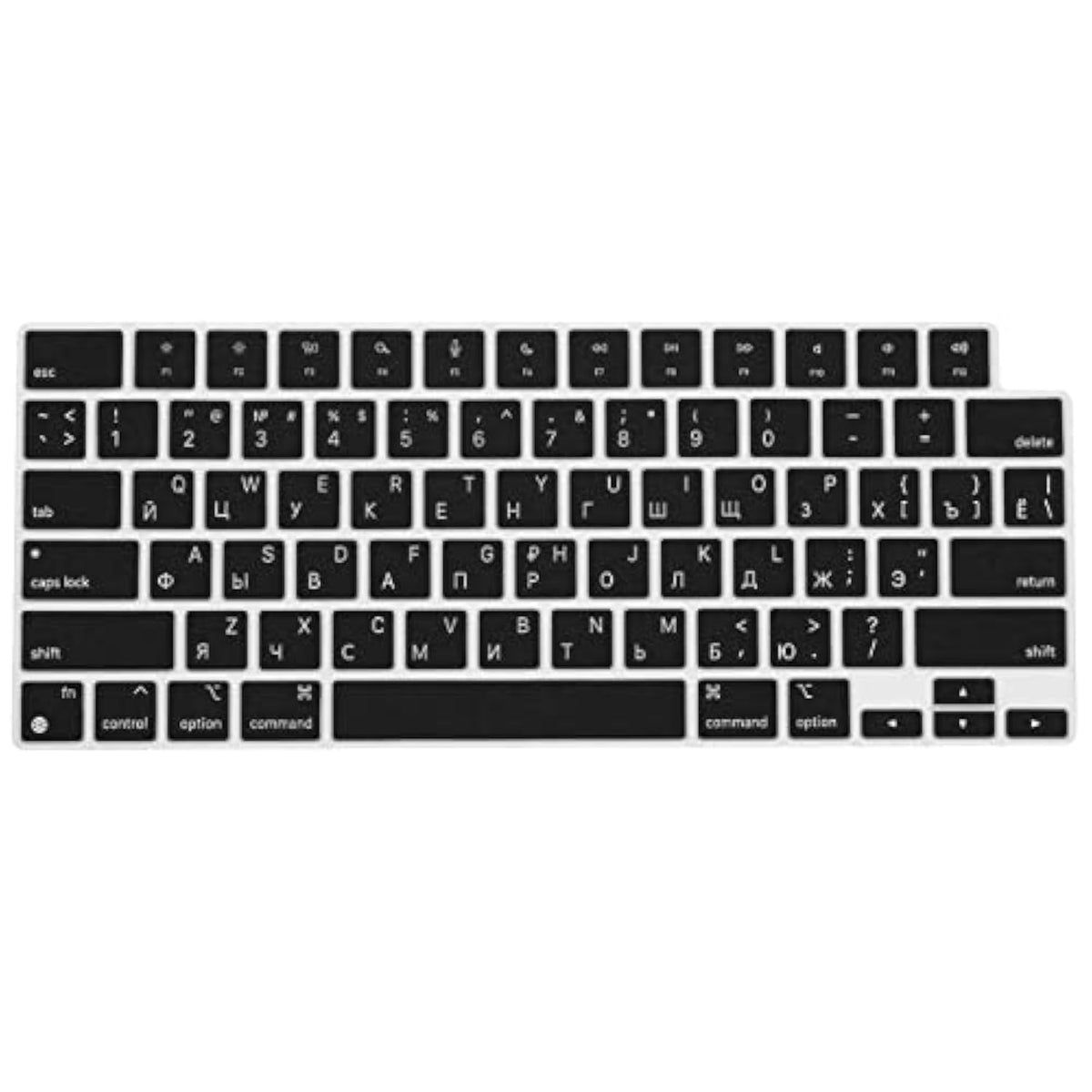 Russian Keyboard Cover Skin For 2022 Macbook Air 13.6 Inch M2 Chip & 2023-2021