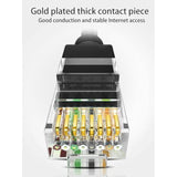 Rj45 Cat-6 Ethernet Patch Cable, 1Gpbs Transfer Speed, Gold-Plated Connectors,
