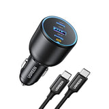 UGREEN Bundle: 130W USB-C Car Charger + 2x 100W USB-C Cables