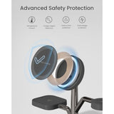 3 In 1 Charging Station For Apple Devices, Fast Charging Magsafe Charger Stand With Led Light And 20W Pd Adapter, Wireless Nightstand Charger For Iphone16/15/14/13/12 Series& Airpods& Iwatch And More