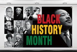 Black History Month Photo Booth Backdrop Martin Luther King African American National Holiday Party Decorations February School Classroom Wall Decor (5.9×3.6ft)