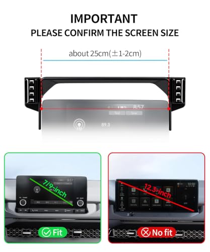 Car Phone Holder for Honda Accord 2023-2026 Accessories 7/9-Inch Screen Fixed Clip, 360° Rotation Phone Mount Compatible with MagSafe, Cell Phone
