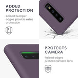 Samsung Galaxy S10 Case Compatible with kwmobile - TPU Silicone Phone Cover with Soft Finish - Pale Iris