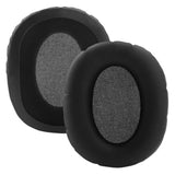 Headphone Earpad Replacement - Compatible With Logitech G Pro/G Pro X - Black - Memory Foam & Leather - 1 Pair