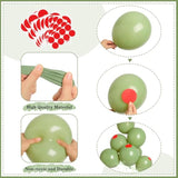 75 Pcs Martini Themed Party Decorations - 12, 10, 5 Inch Martini Olive Balloons For Birthday, Wedding, Baby Shower, Bridal Party Decorations