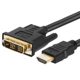 Cmple - HDMI to DVI Adapter Cable Bi Directional High Speed Monitor Cable for