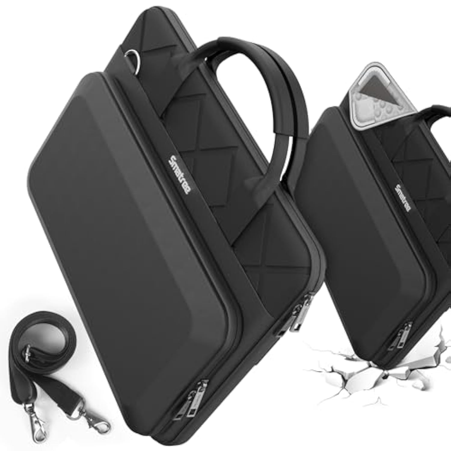 Smatree CityShield Laptop Shoulder Case for 15.6 inch GIGABYTE AORUS 15 9KF/9MF/9SF/BKG 2024, for 15.6 inch AORUS 15X AKF/ASF, for 16 inch GIGABYTE AORUS16 BKF/BSF, Laptop Sleeve with Pocket (MC02)