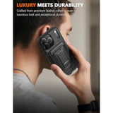 For Iphone 17 Pro Max Leather Case, Wallet Case With Card Holder (3 Cards) & Kickstand, Slim Protective Cover With Stand For Iphone 17 Pro Max 6.9"?Black