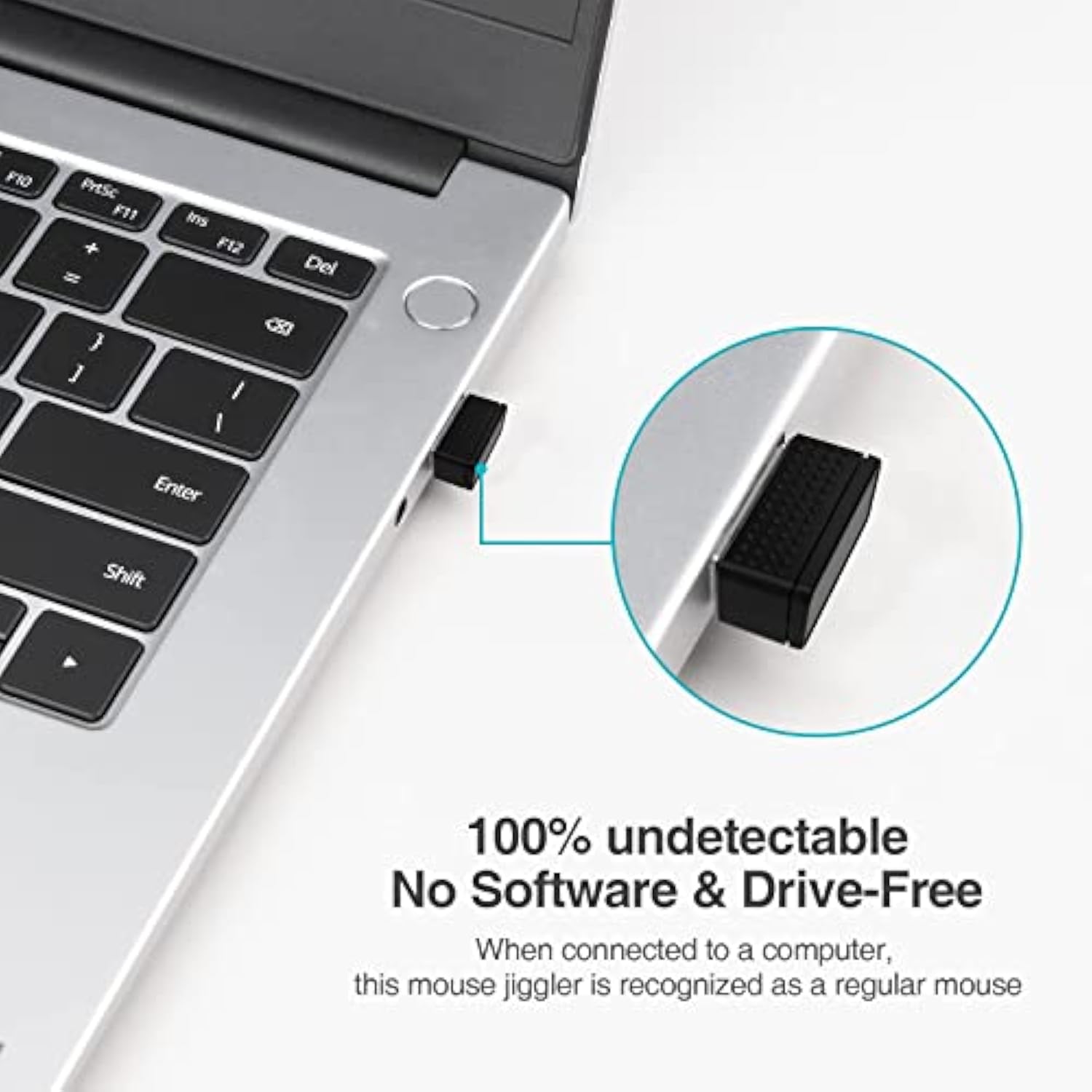 Mouse Jiggler,Undetectable Mouse Mover Device Usb Port ,Mouse Wiggler Shaker K