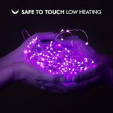 12 Pack Fairy Lights Battery Operated String Light?7Ft 20Led Waterproof Silver Wire Christmas Lights Outdoor,Firefly Min