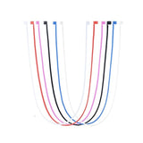 Airpods Straps, Soft Silicone Sport Earphones Anti-Lost Strap, Colorful Wire Cable Connector For Apple Airpods Wireless Bluetooth Earphones Lanyards (6 Pack)