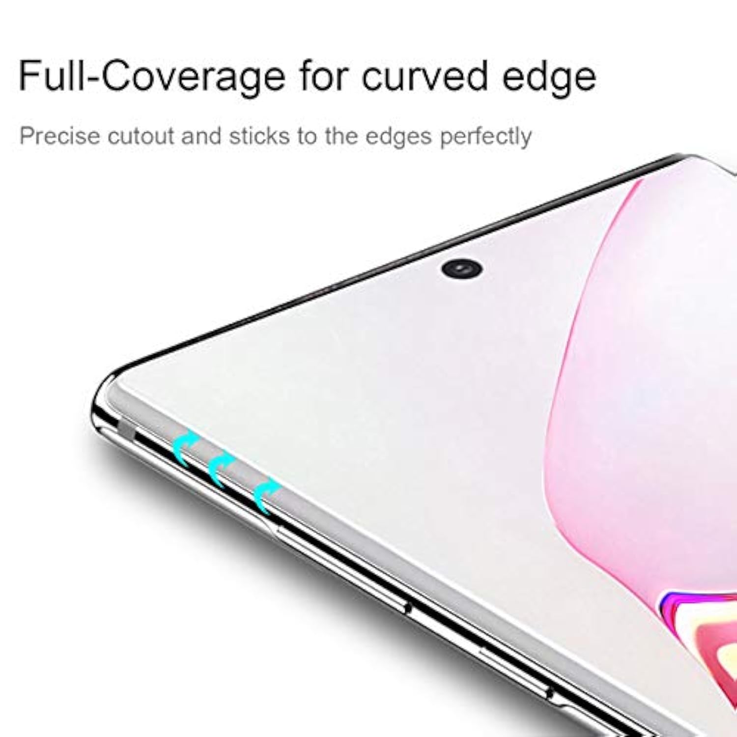 (3 Pack) Tpu Screen Protector Compatible For Samsung Galaxy Note 10 Plus 10+ 5G (2019) High Definition Edge To Edge (Full Coverage) Anti-Scratch Bubble-Free