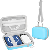 Travel Case Compatible With Hicober 3 In 1 Charging Station/Ucomx Nano Magnetic 2 In 1 Wireless Charger,Foldable Magnetic Charging Station Storage Holder Bag (Case Only) Gray