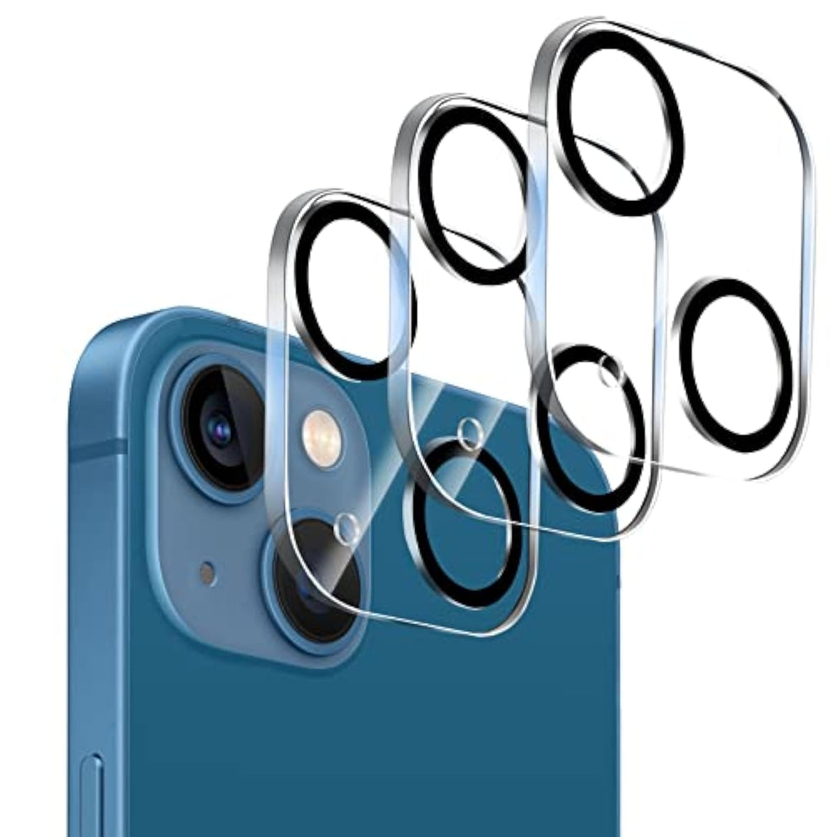 iPhone 13 & 13 Mini Camera Lens Protector 3-Pack Tempered Glass 9H