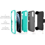 Camo Design Defender Case Designed For Iphone 16, Protective Defender Shockproof Hybrid Case Dual Layer Hard Protective Cover Compatible With Iphone 16 (Clip+Camo Orange)