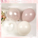 Pearl Dusty Pink Balloon Garland Arch Kit,Double Stuffed 168Pcs Pearl White Balloons For Birthday Wedding Baby Shower Bridal Shower Engagement Party Decorations ? Decorations