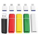 16Gb Usb 2.0 Flash Drives 5 Pack With Type C Adaters, Thumb Drives 16Gb Usb Sticks Memory Sticks Pendrives For Pc/Smartphones/Computer
