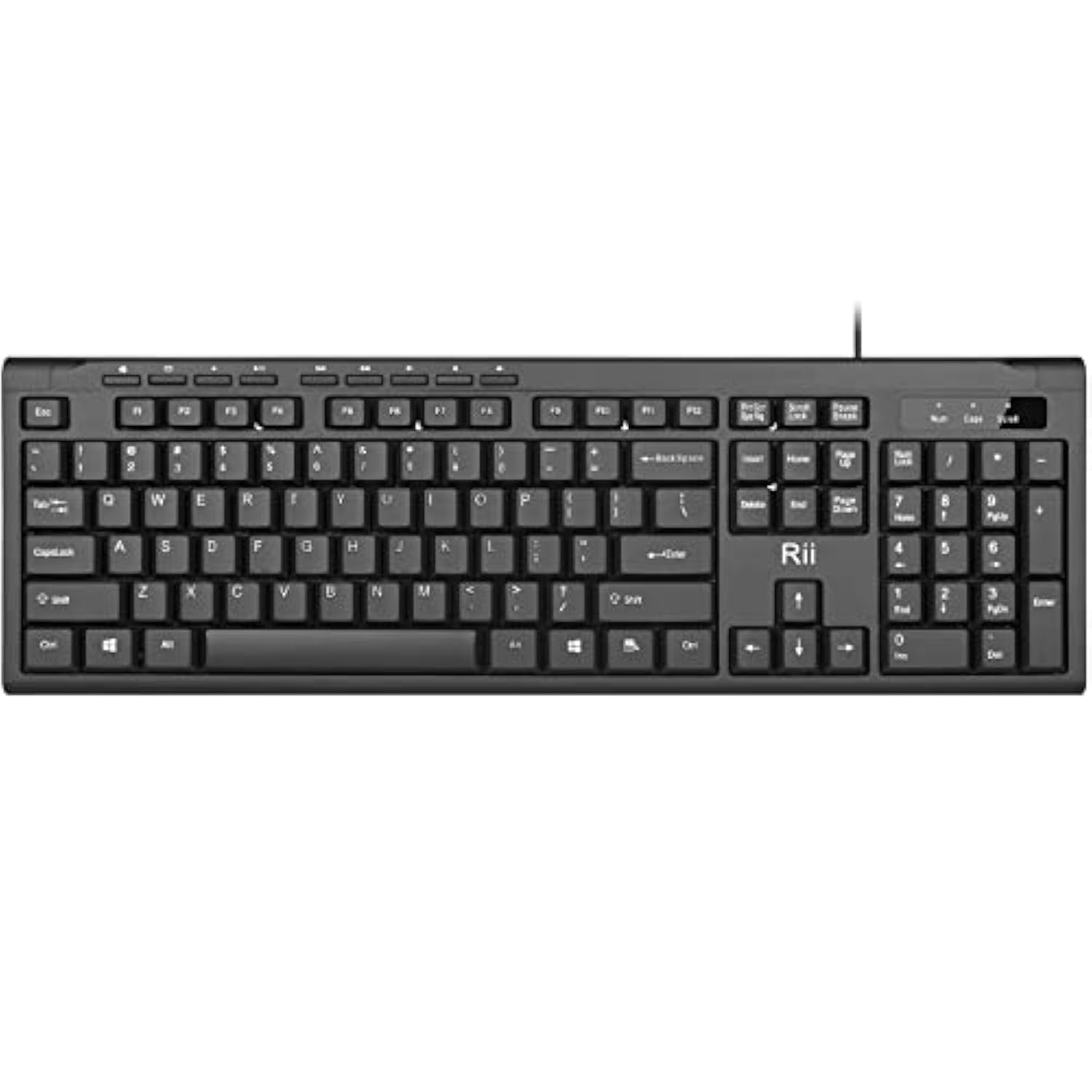 Rk907 Ultra-Slim Compact Usb Wired Keyboard For Mac And Pc,Windows 10/8 / 7 /