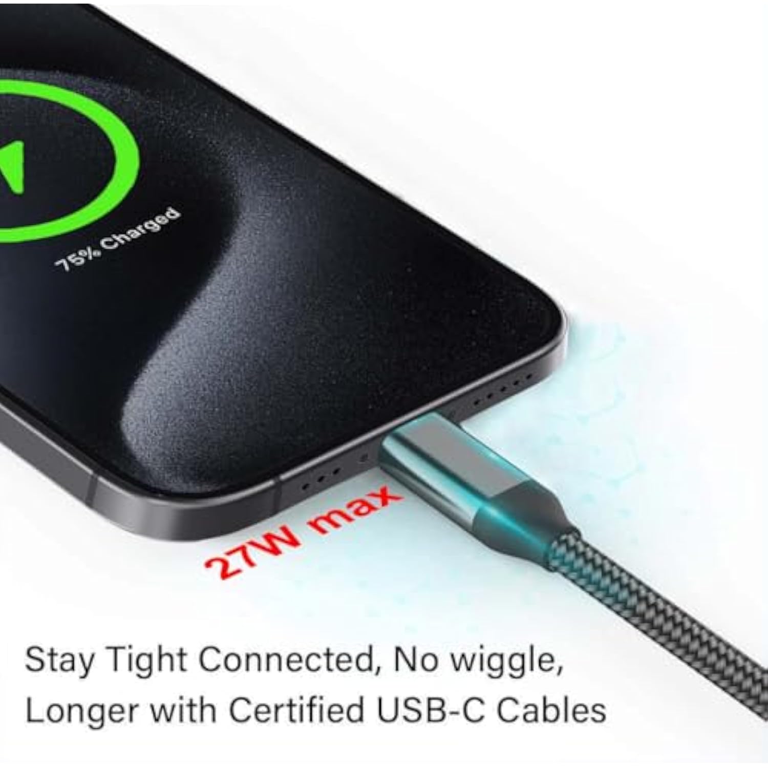 Usb C Cable 15Ft 2Pack, Extra Long Usb-A To Usb-C Cable Braided Fast Charger C