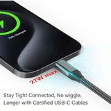 Usb C Cable 15Ft 2Pack, Extra Long Usb-A To Usb-C Cable Braided Fast Charger C
