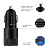 Quick Charge 3.0 Fast Charger Kit For Samsung Galaxy S24 A14 A54 S23 S22 S21 S20 A15 A13 Z Fold/Flip 5,Google Pixel 8 7 6 Pro 7A 6A 5,Wall Charger Block+Car Charger Adapter+2X Nylon Type C Cable(6Ft)