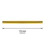 Gold Metallic Wrapping Paper - Solid Color Paper Perfect For Wedding, Birthday, Christmas, Baby Shower - 17.5 Inches X 32.8 Feet