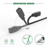 FITVII Smart Watch Charger for HM08, H56, HM57, HM78, HM58, HM18, HM68, H86, Fino2, Nexa, Lookimini, Ole Fitness Tracker USB Magnetic Charging Cord