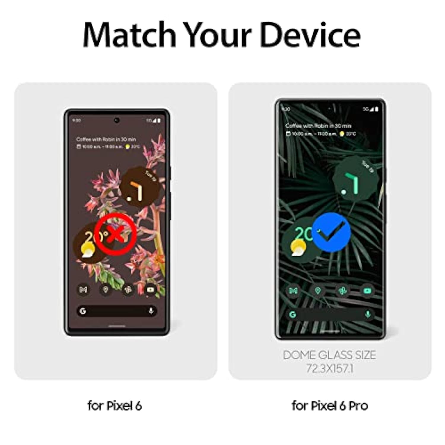 Premium Tempered Glass Screen Protector For Google Pixel 6 Pro