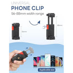 Smartphone Vlogging Kit For Iphone 16/15/14 Mini/Pro/Max, Android Smartphone Content Creator Kit W/Microphone Light Auto-Switch Phone Clip For Youtube Tiktok Live Steam (Vlog K2)